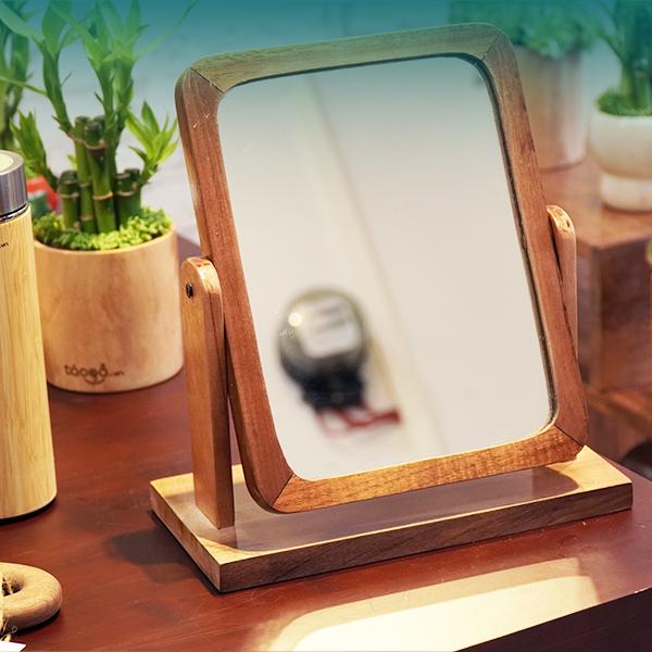 Gương gỗ để bàn